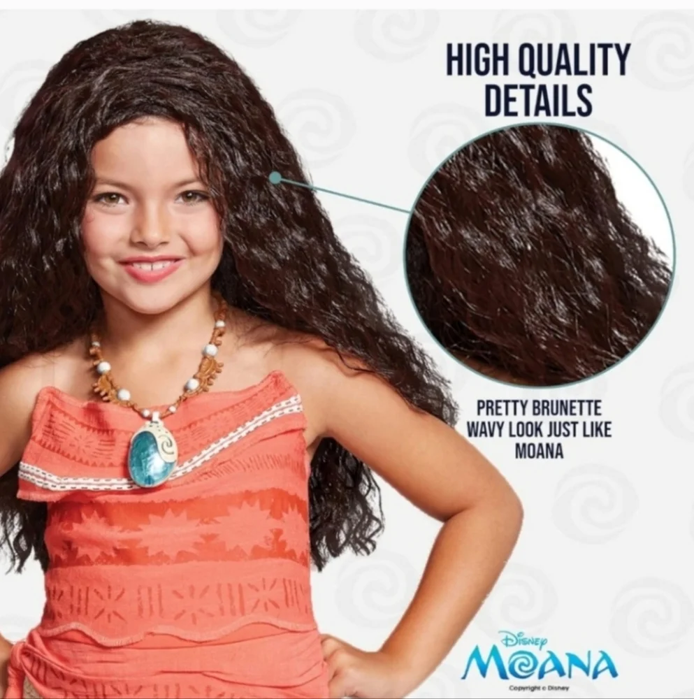 Moana Deluxe Child Wig